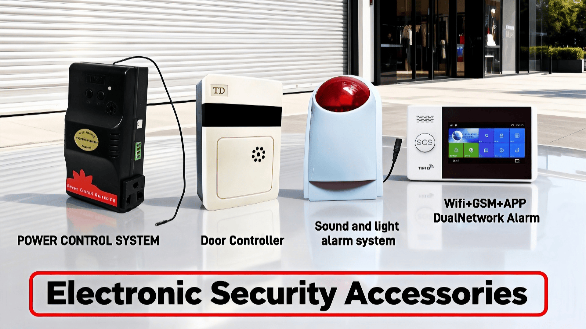 Accesorios de Seguridad Electrónica